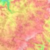 Martiel topographic map, relief, elevation