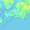 Damgan topographic map, relief, elevation