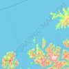 Finnmark topographic map, relief map, elevations map