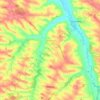 Monfort topographic map, relief, elevation