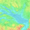 Lake Constance topographic map, elevation, relief