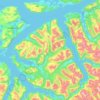 Møre og Romsdal topographic map, elevation, relief
