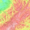 Haute-Marne topographic map, relief, elevation