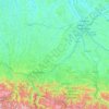 Haute-Garonne topographic map, relief, elevation