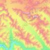Biafo Glacier topographic map, elevation, relief
