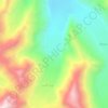 Miar Glacier topographic map, elevation, relief