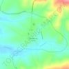 Santana do Cariri topographic map, relief, elevation
